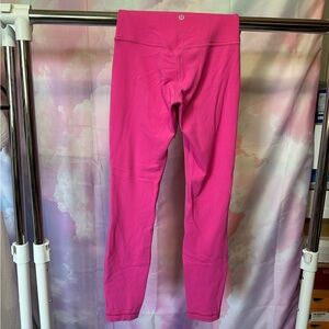 SOLD lululemon athletica Bright Pink Leggings